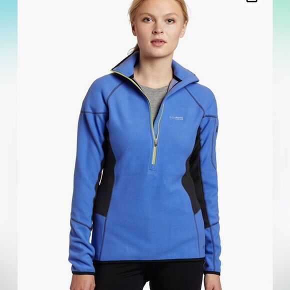 Columbia Women's Heat 360 1/2 Zip Shirt Imperial size Medium - Picture 1 of 9